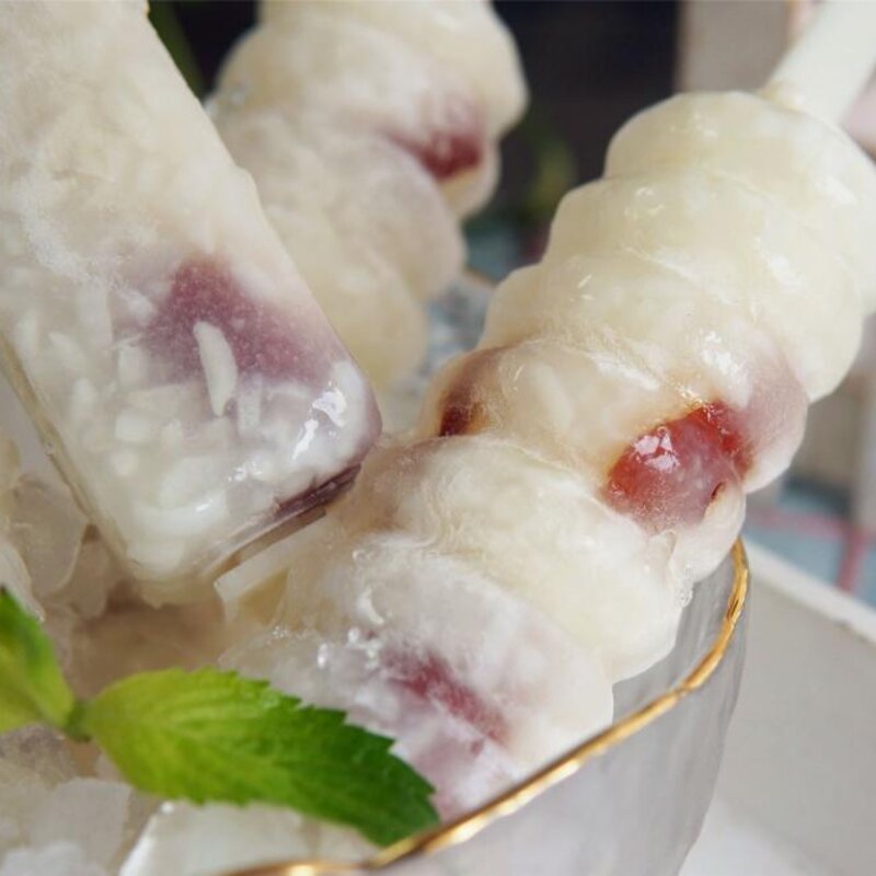 80后雪糕的家常做法（介绍童年超爱吃的老式糯米雪糕做法）(2)