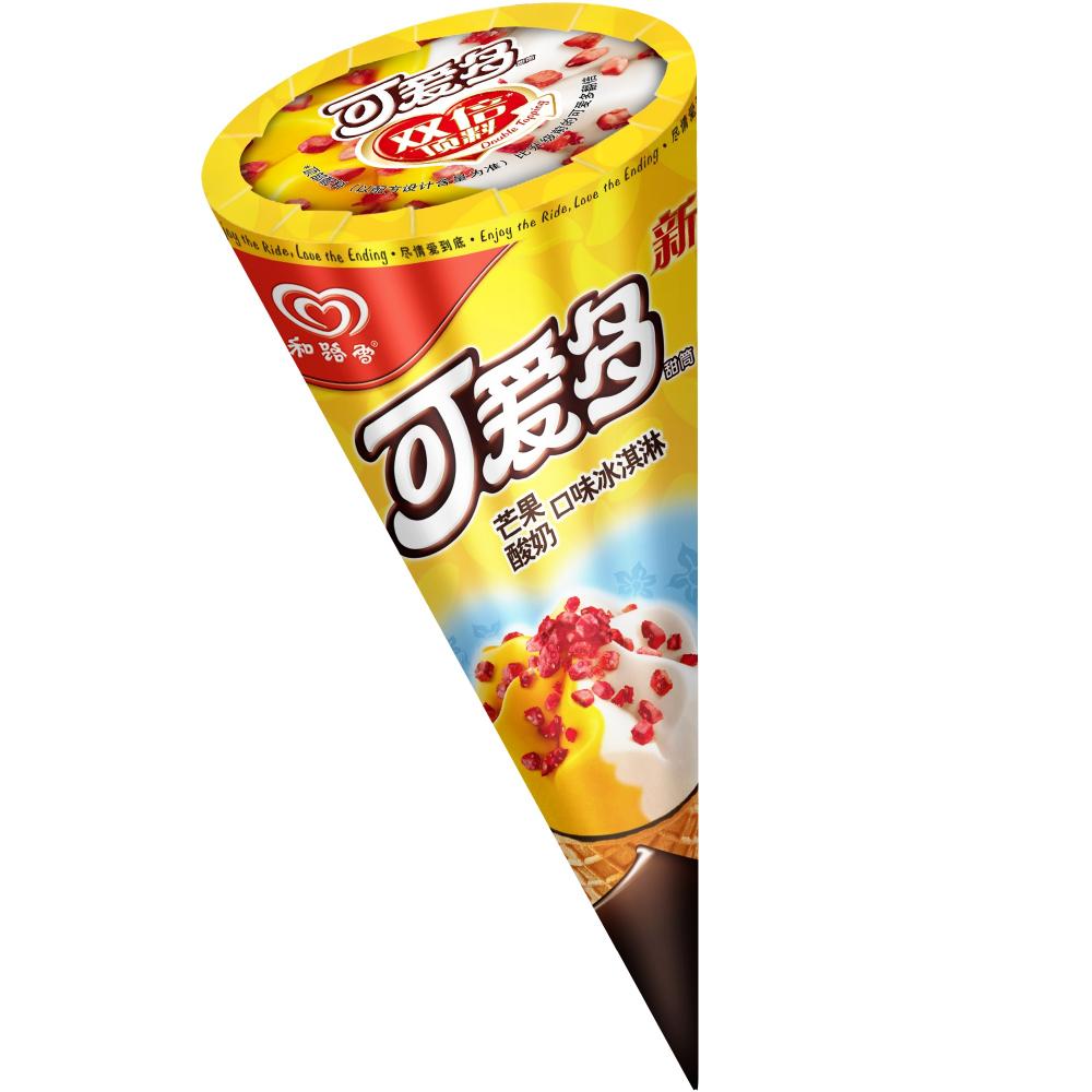 可爱多甜筒芒果酸奶口味冰淇淋